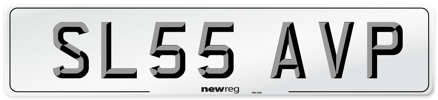 SL55 AVP Number Plate from New Reg
